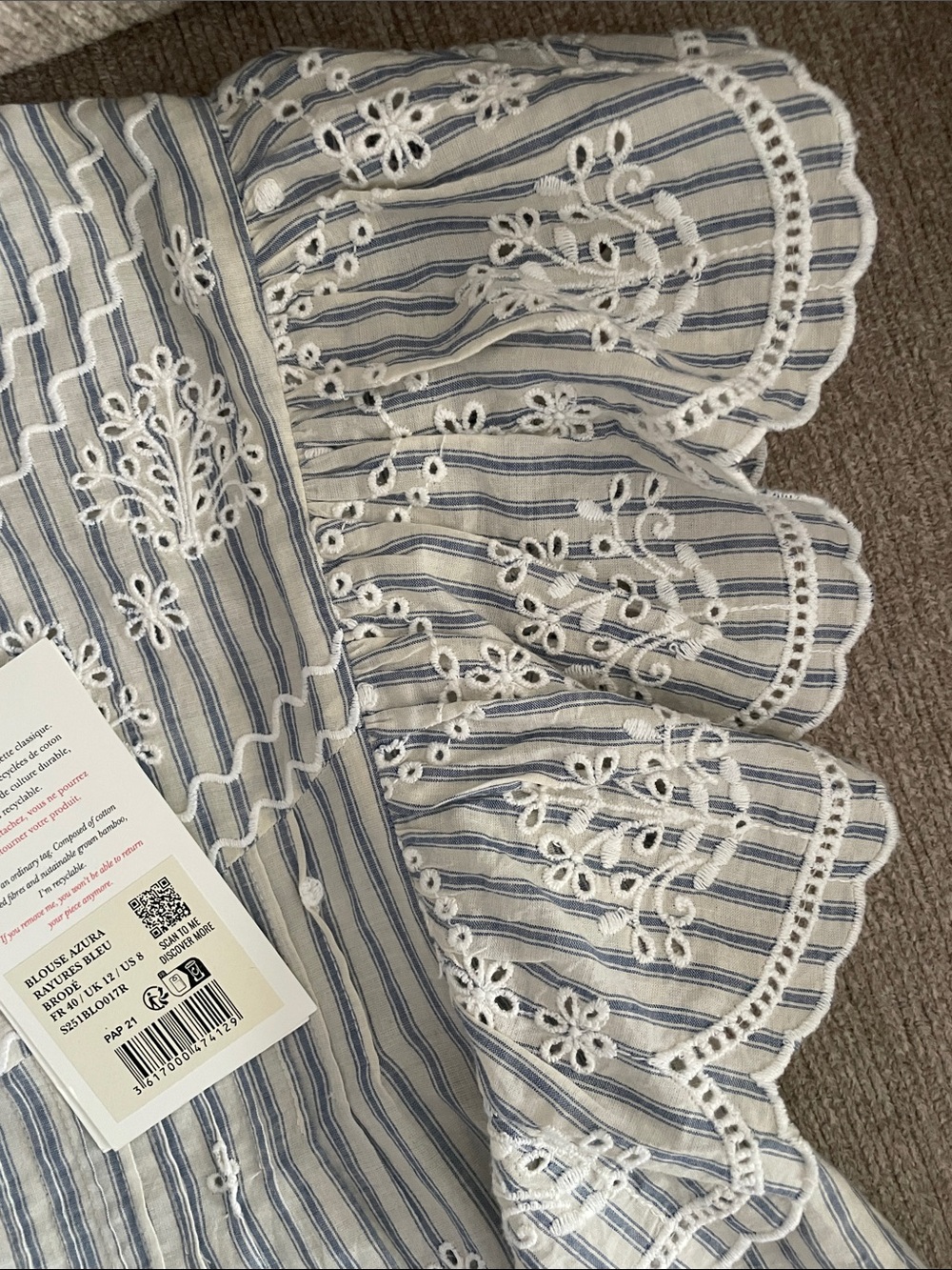 Sezane Azura Blouse - Picture 6 of 6